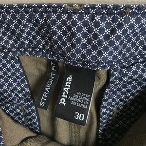 Prana straight fit pants
